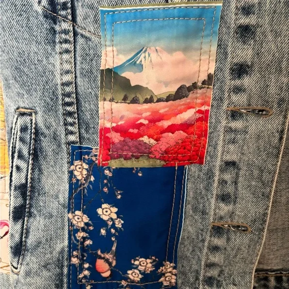 Desigual womens Chaq_los AngeJacket Denim Jacket - Picture 5 of 6